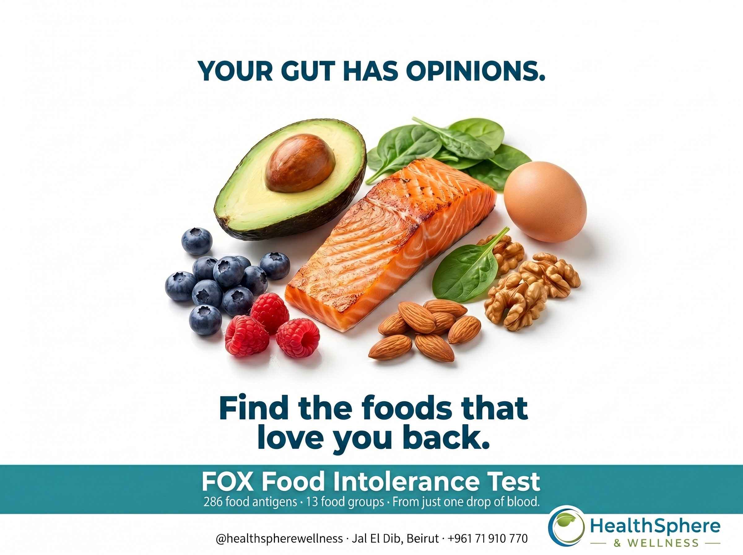 FOX Food Intolerance Test — find the foods that love you back